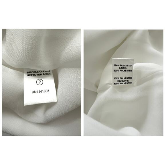 Ramy Brook NWT Becky White Gown Wedding Boning V Neck Slit Maxi Dress Size 2 - Picture 9 of 16